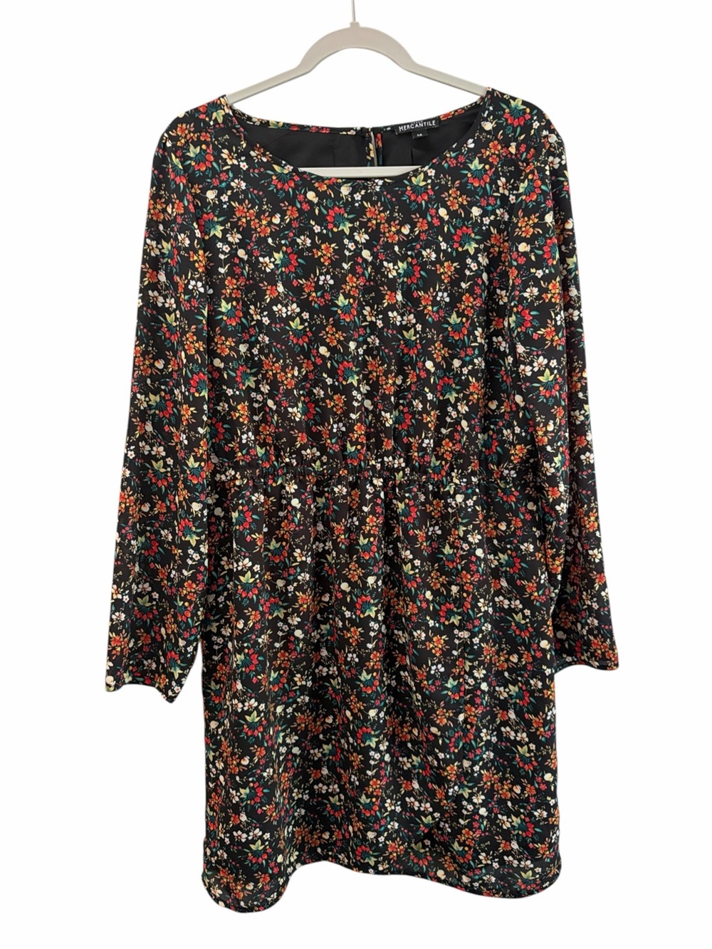 J. Crew Mercantile Autumn Wedding Guest Floral Long-Sleeve Knee Length Dress 14